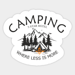 Camping 5-star Sticker